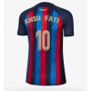 Damen Fußballbekleidung Barcelona Ansu Fati #10 Heimtrikot 2022-23 Kurzarm